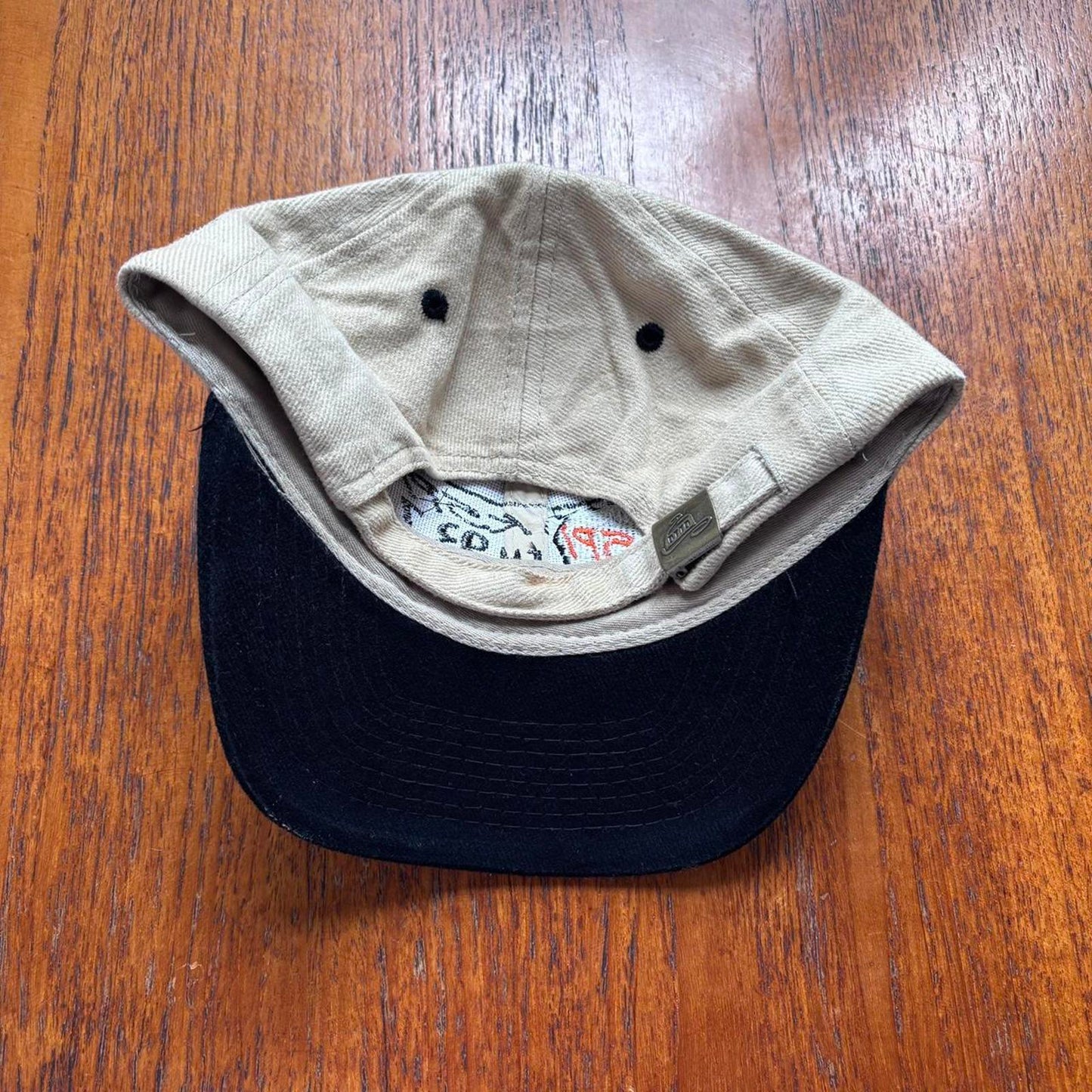 Vintage 90s USA KSPI the spy radio station Oklahoma graphic cap