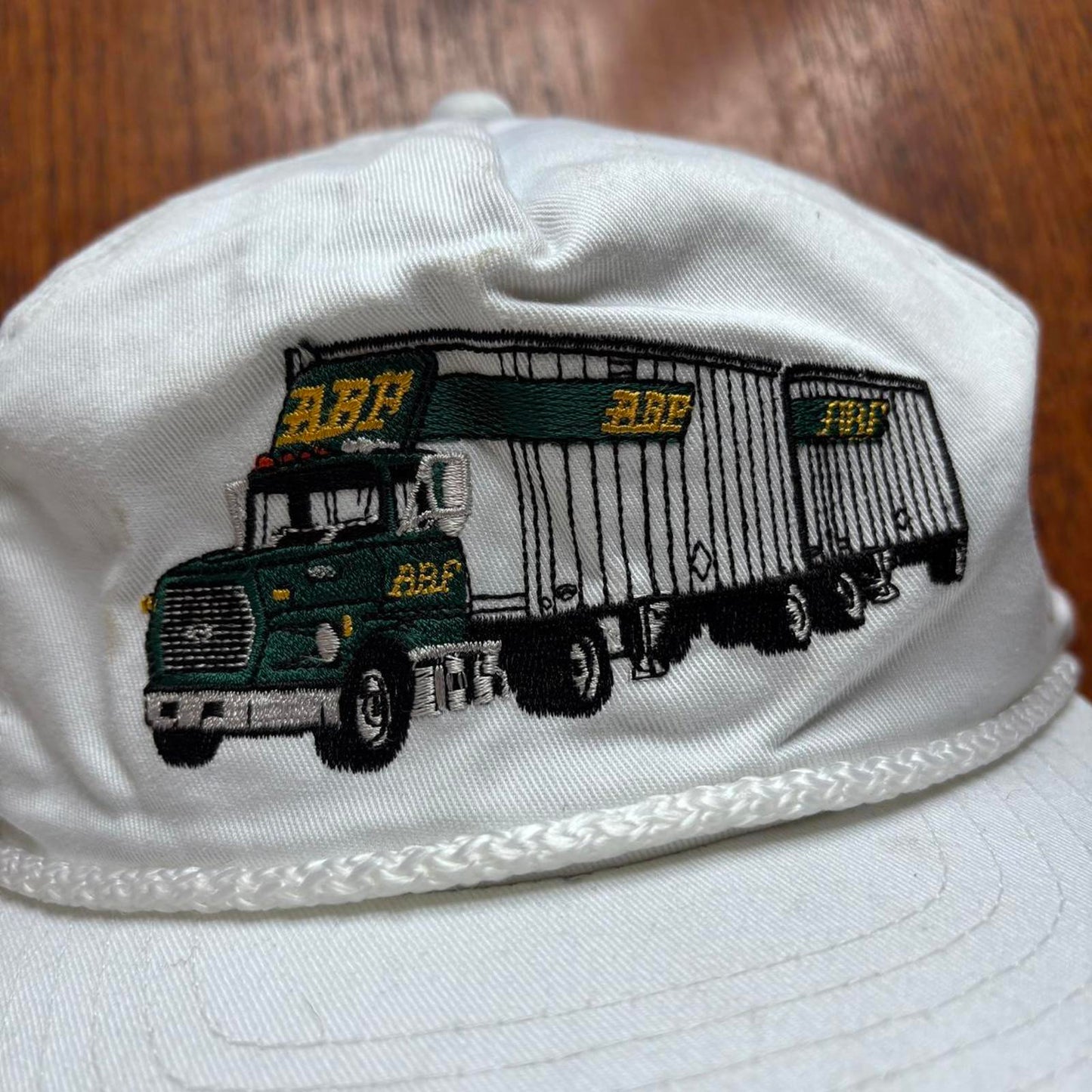 Vintage Y2K ABF trucks transport logistics graphic cap