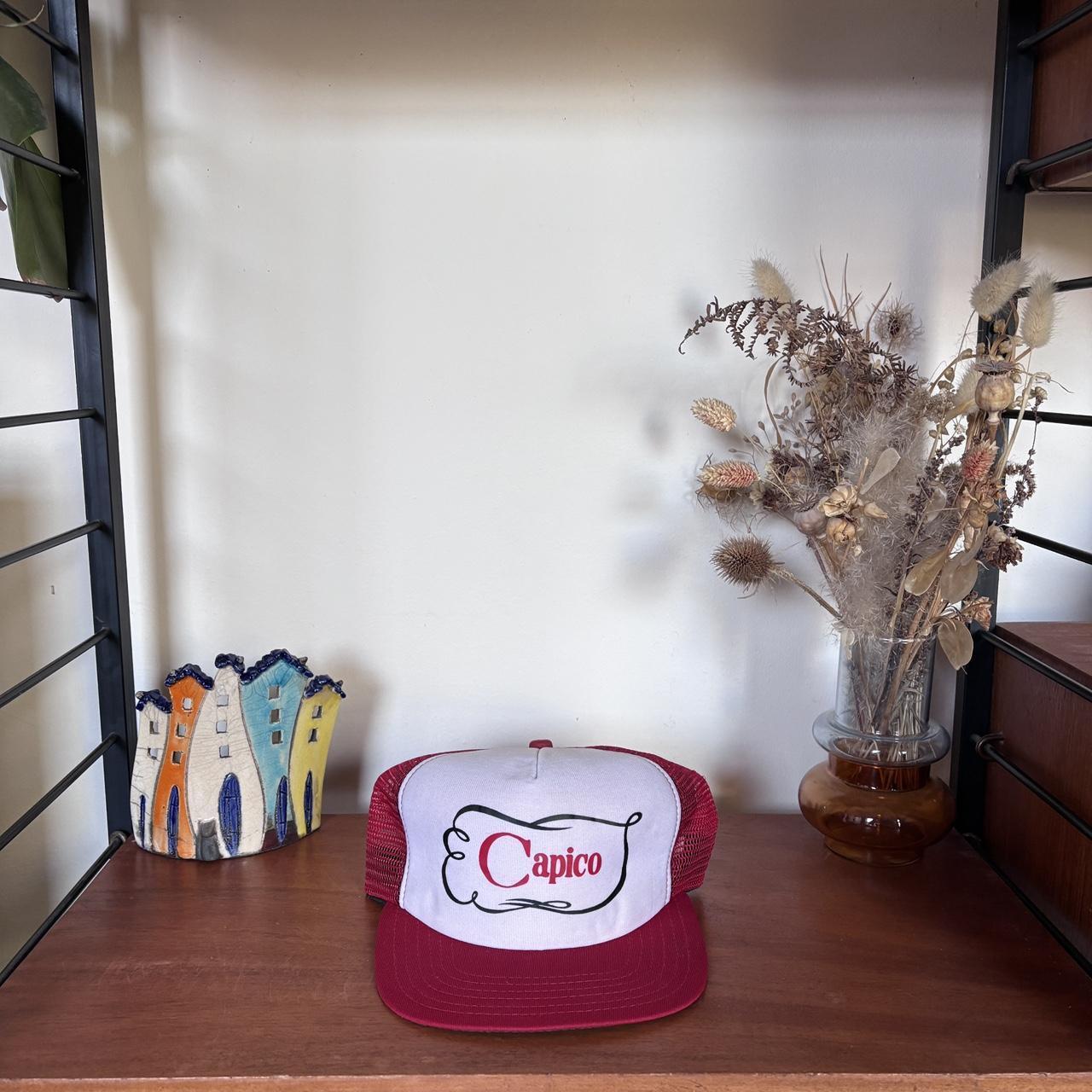 Vintage 90s USA Capico slogan trucker cap