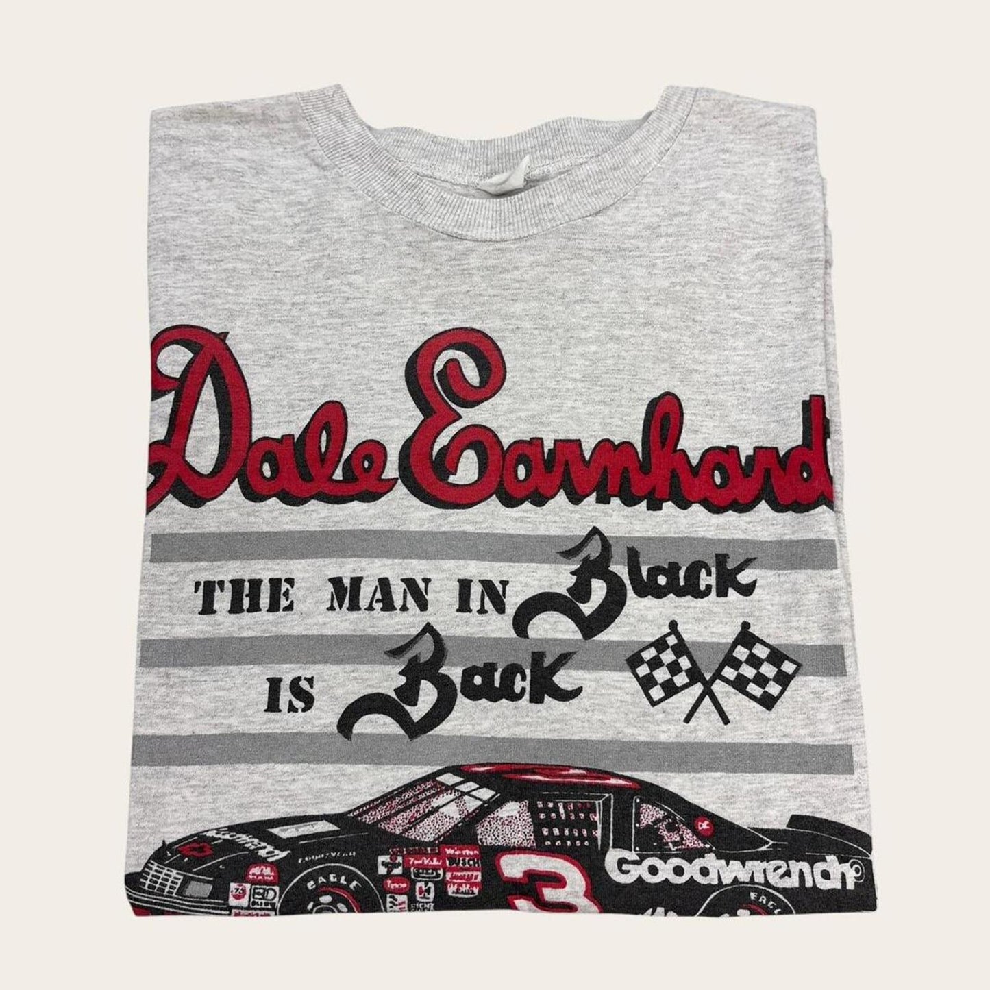 Vintage 90s USA Dale Earnhardt NASCAR motorsport racing driver t-shirt