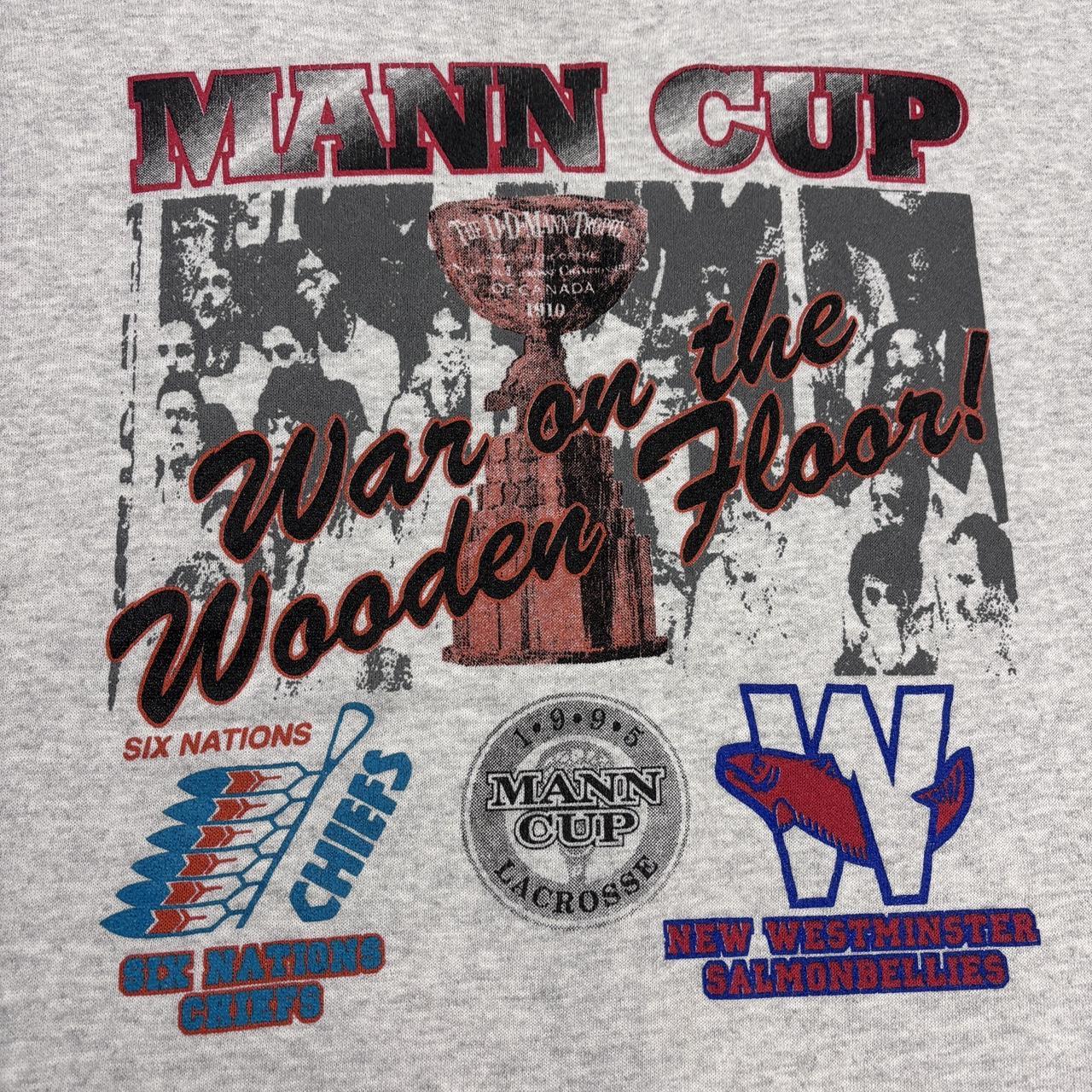 Vintage 90s Mann Cup Lacrosse Canada graphic sweatshirt