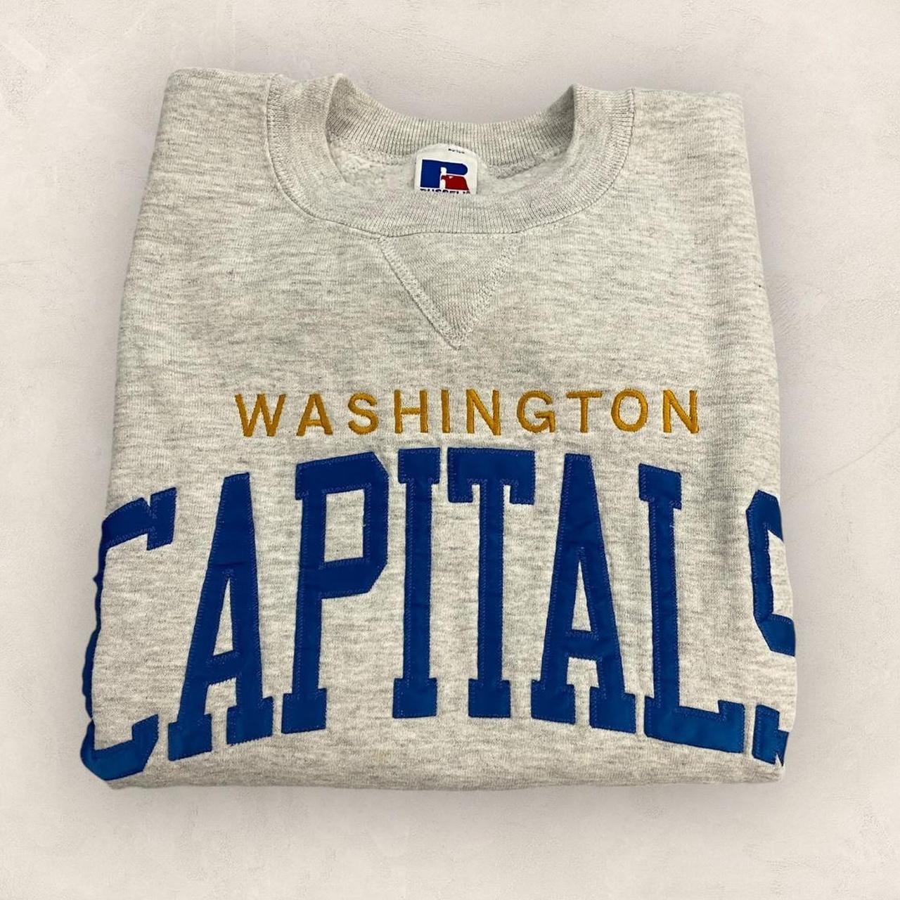 Vintage 90s USA Washington Capitals NHL Ice Hockey graphic sweatshirt