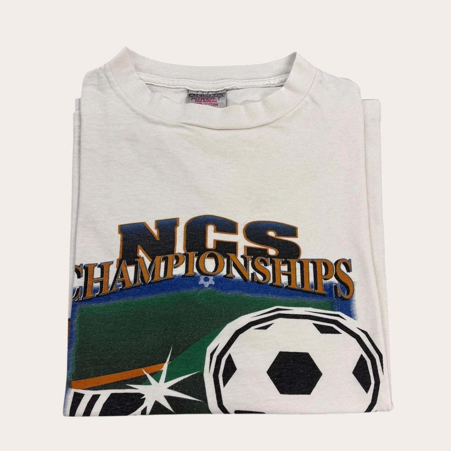 Vintage 90s USA North coast soccer federation California football t-shirt