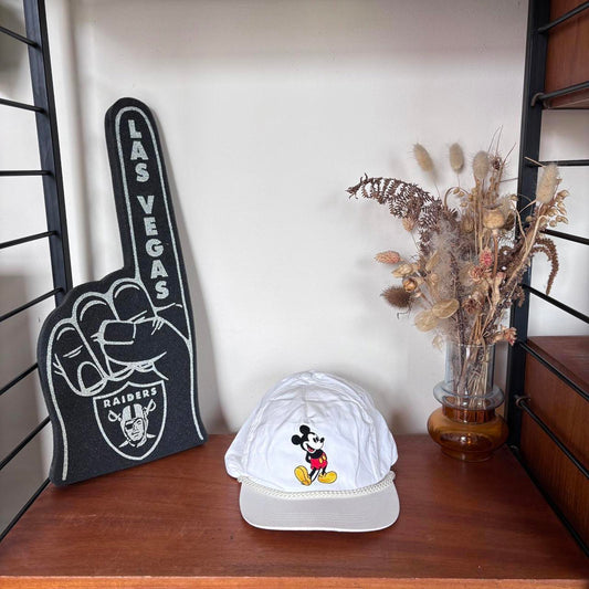 Vintage 90s USA Mickey Mouse Disney promotional graphic cap
