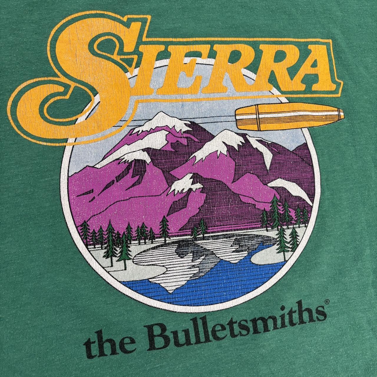 Vintage 90s USA Sierra bullets the bulletsmiths California graphic t-shirt