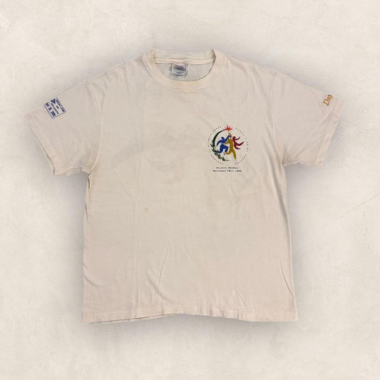 Vintage 90s USA Atlanta Olympics 1996 summer games athletics graphic t-shirt