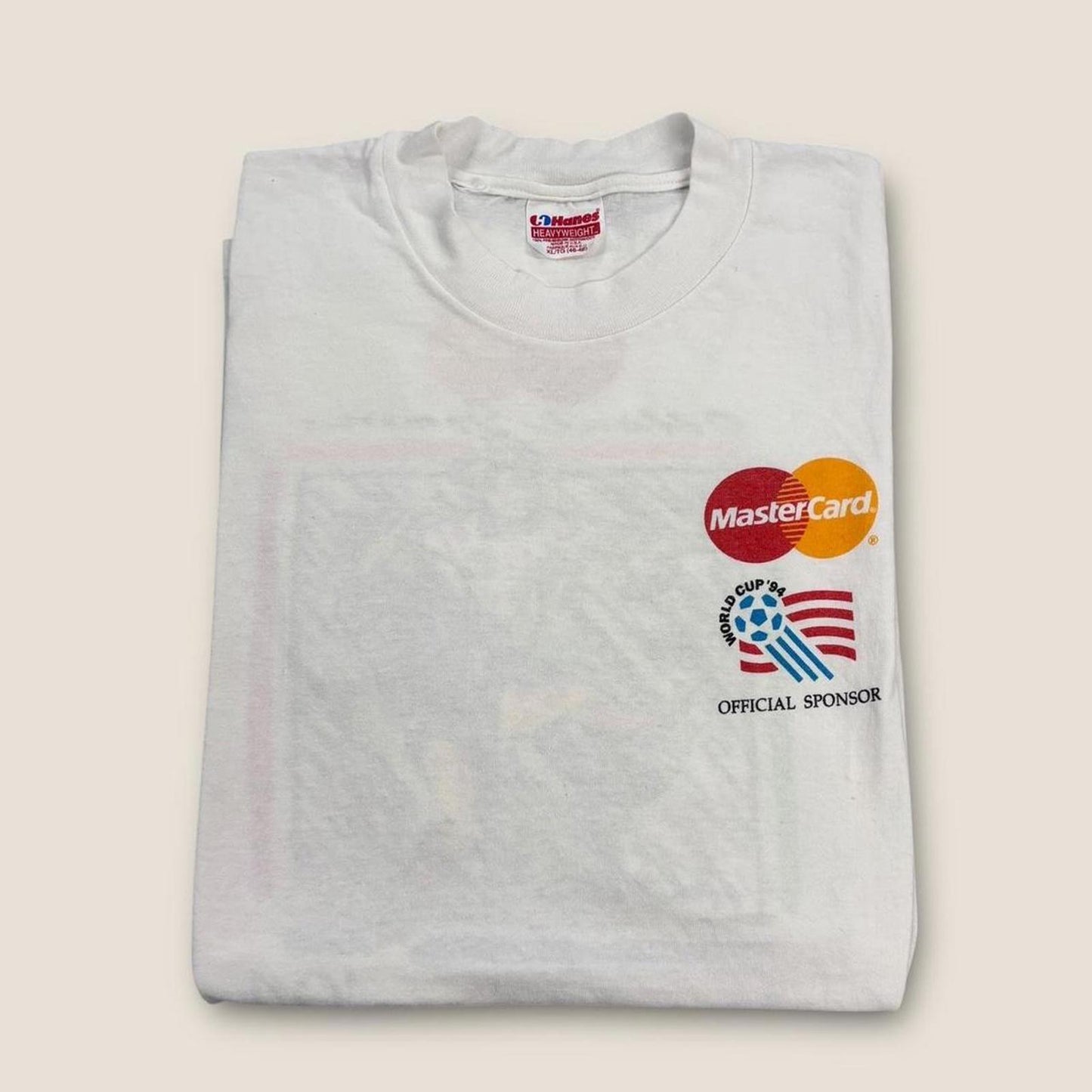 Vintage 90s USA World Cup 94 football tournament Mastercard t-shirt