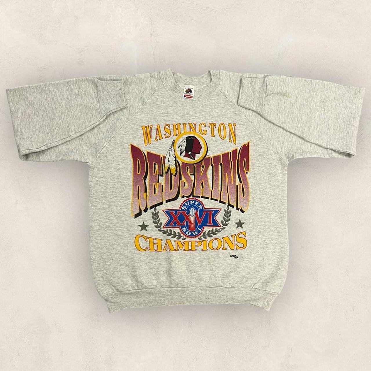 Vintage 90s USA Washington Redskins Super Bowl 26 Champions NFL American Football sweatshirt