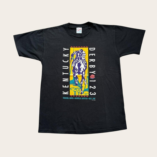 Vintage 90s USA Kentucky Derby festival horse racing t-shirt