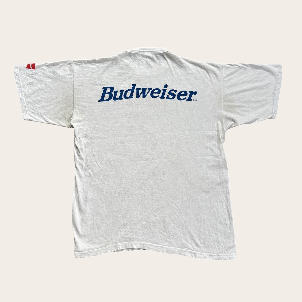 Vintage 90s USA Budweiser beer Atlanta Olympics summer games athletics t-shirt