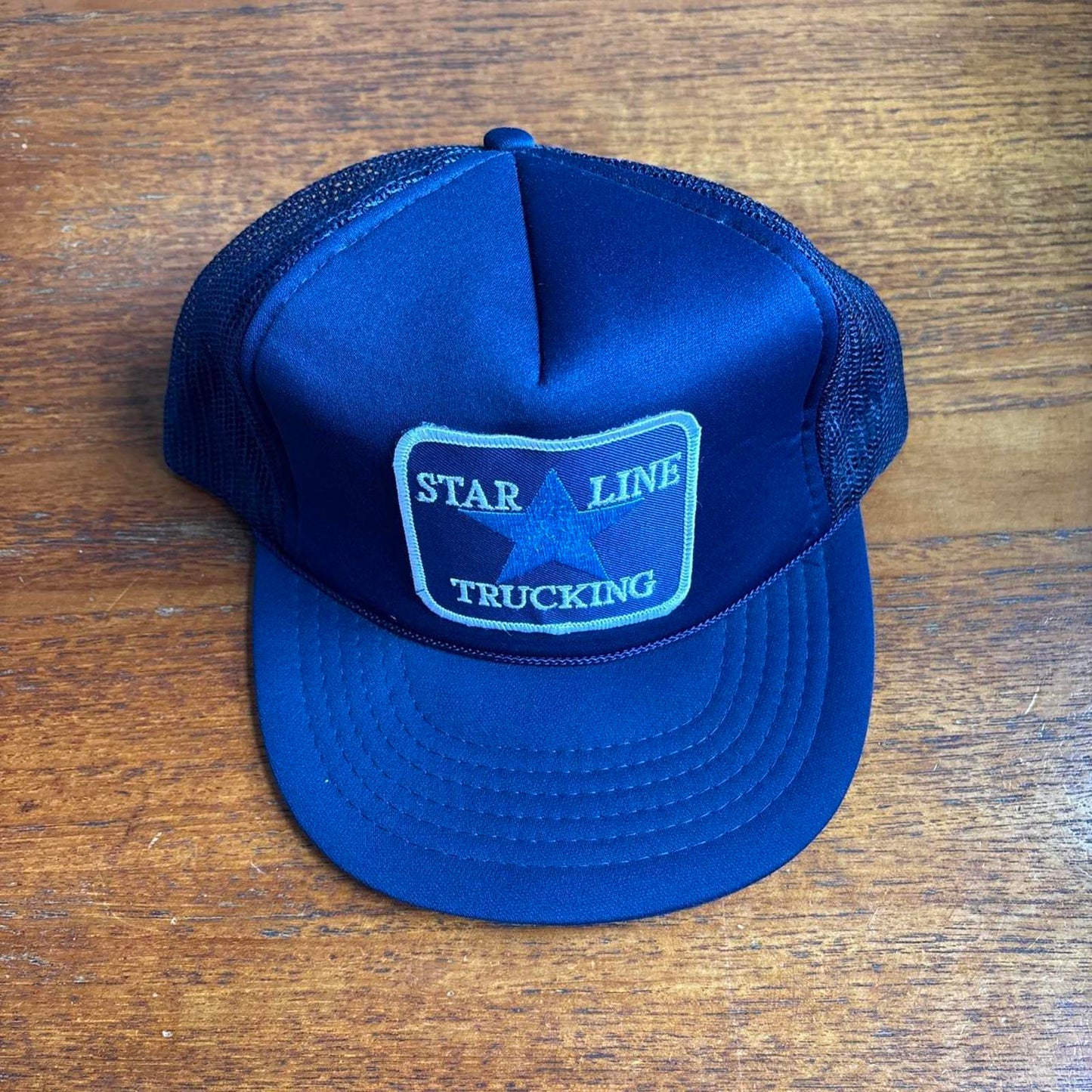 Vintage 90s USA Star Line Trucking automobile motors workwear trucker cap