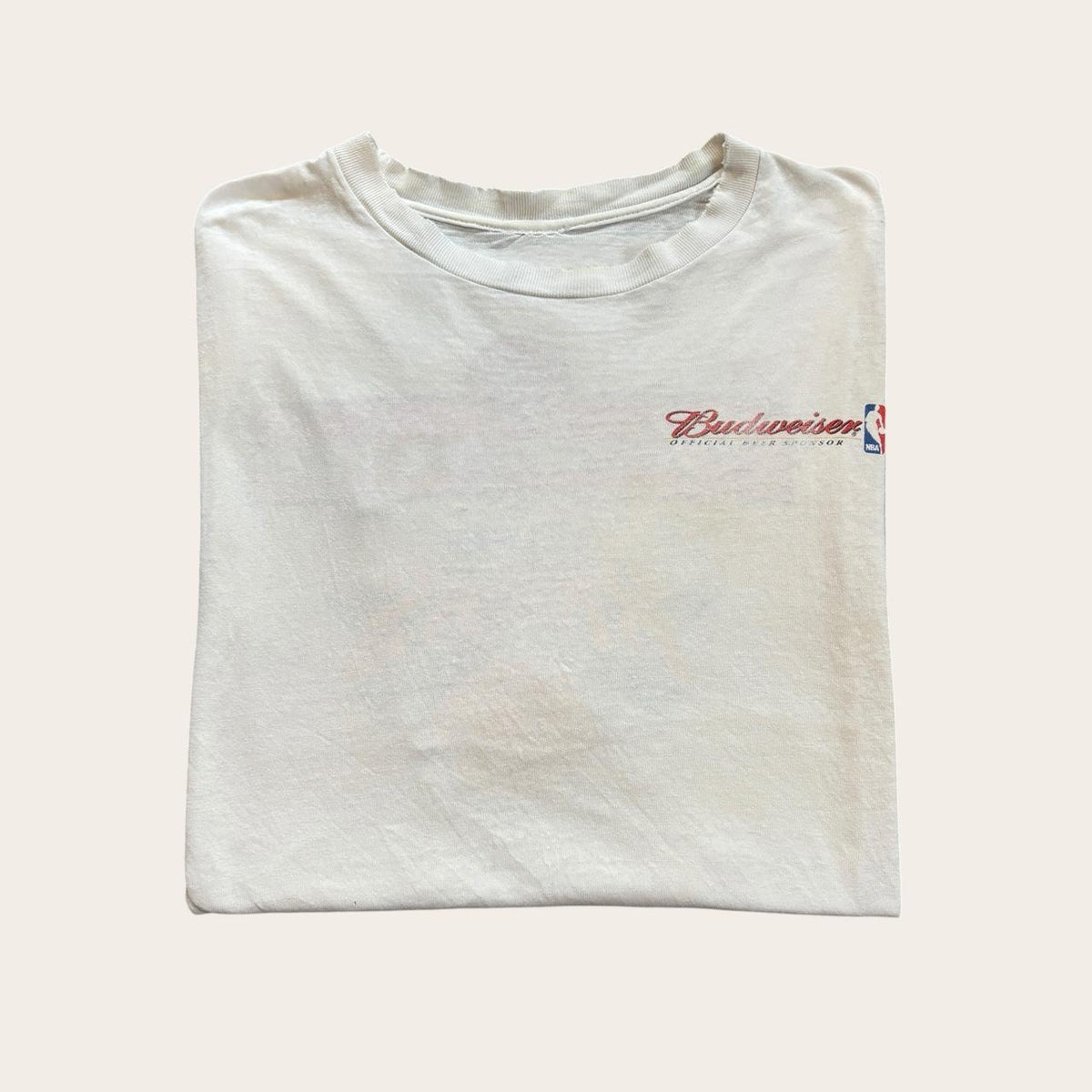 Vintage Y2K Budweiser beer New York Knicks NBA basketball t-shirt
