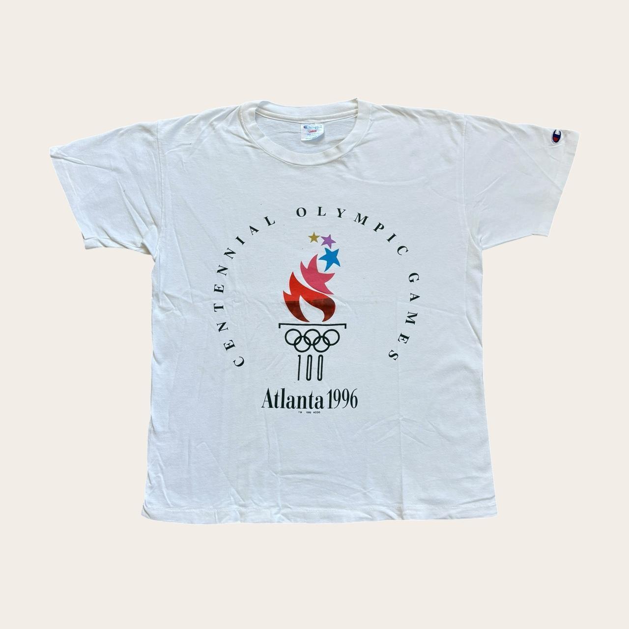 Vintage 90s USA Atlanta Olympics summer games athletics t-shirt