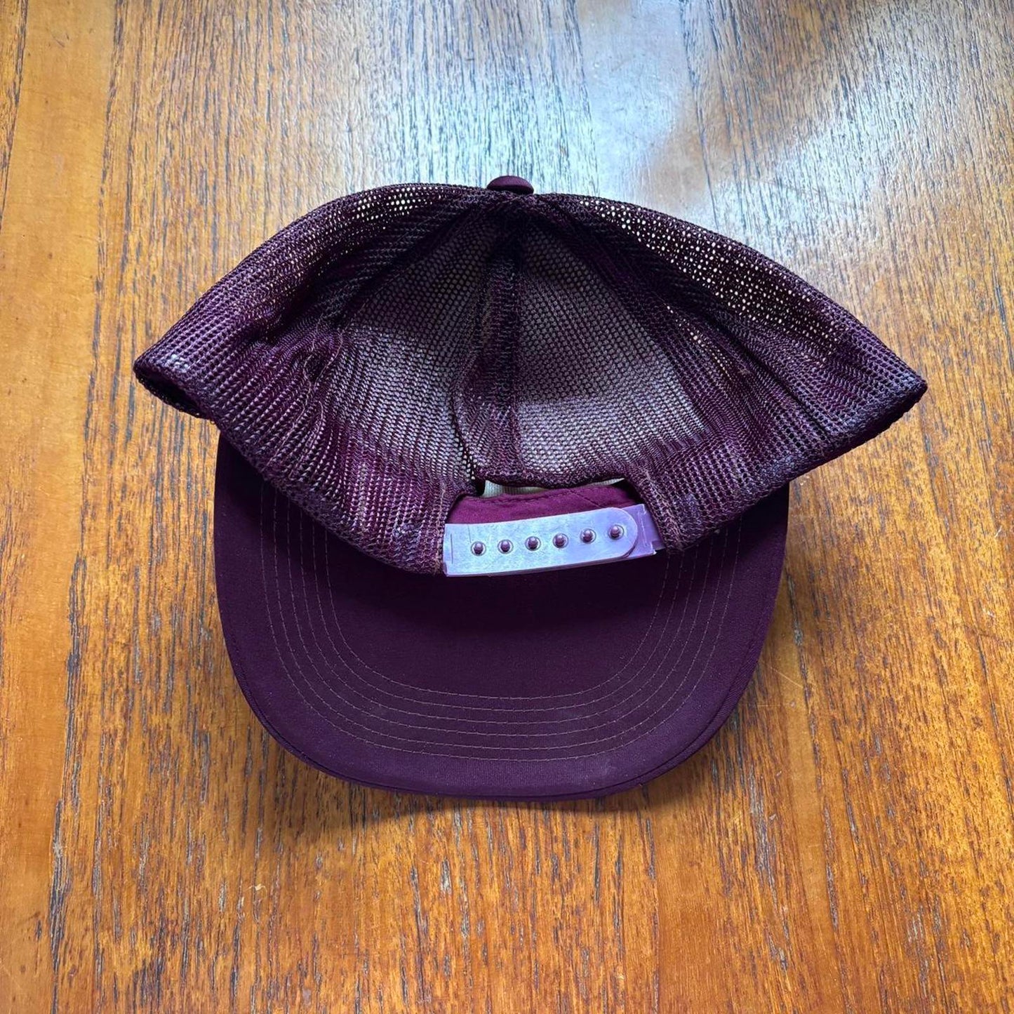 Vintage 90s Cross construction Newfoundland Canada workwear trucker cap