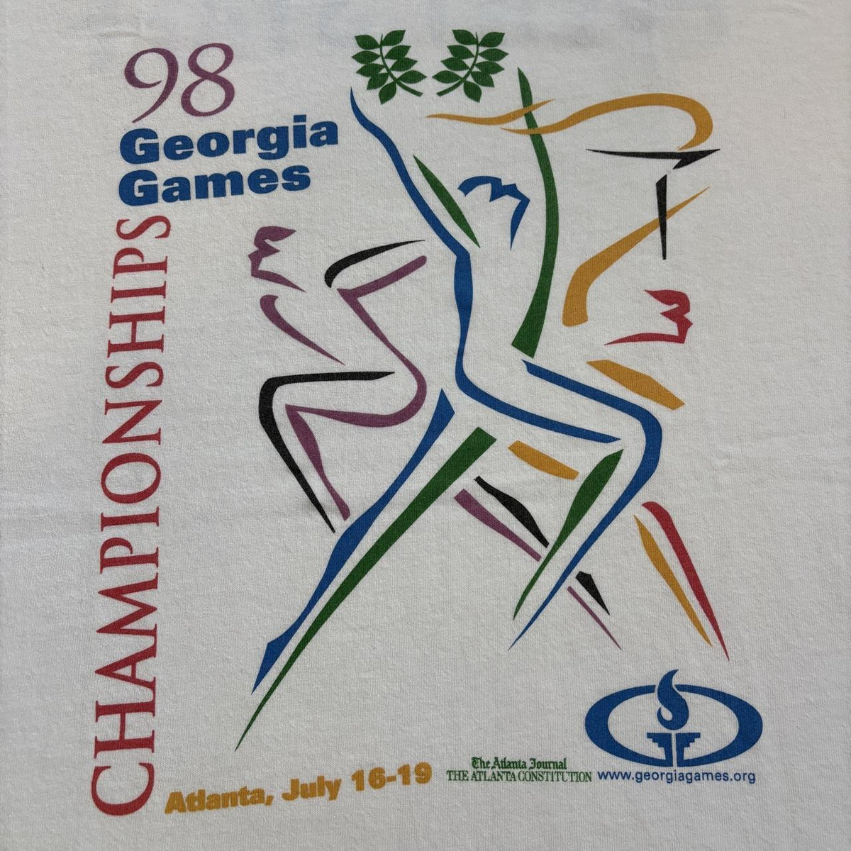 Vintage Georgia games championships ‘98 Atlanta athletics t-shirt