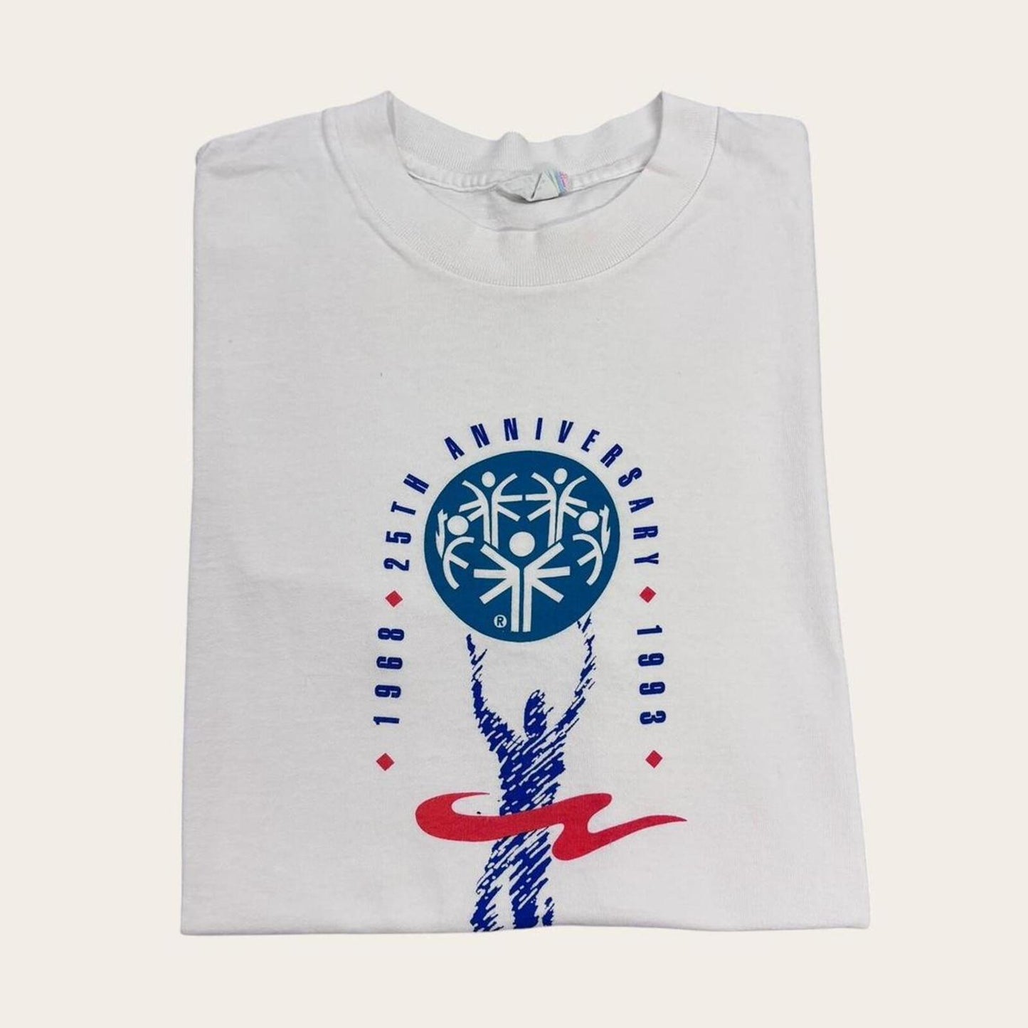 Vintage 90s USA special Olympics athletics 25th anniversary t-shirt