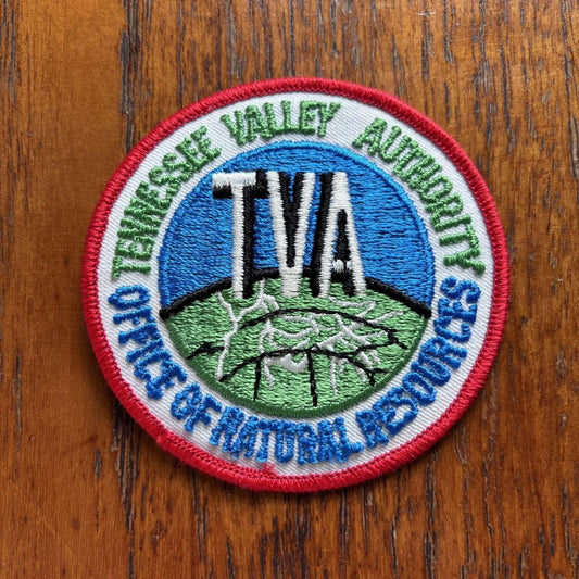 Vintage 90s USA Tennessee office of natural resources nature embroidered patch