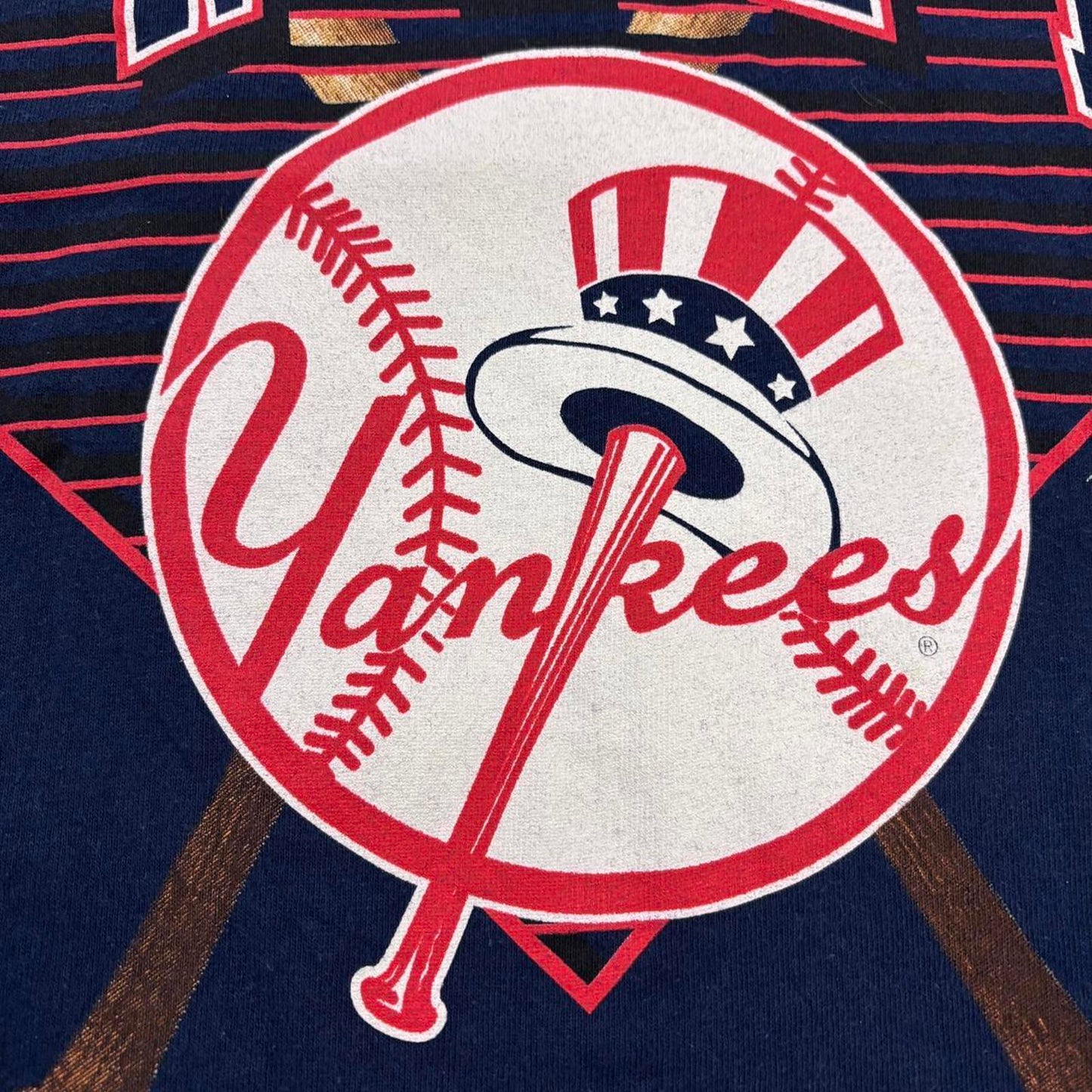 Vintage 90s USA New York Yankees MLB Major League Baseball graphic t-shirt