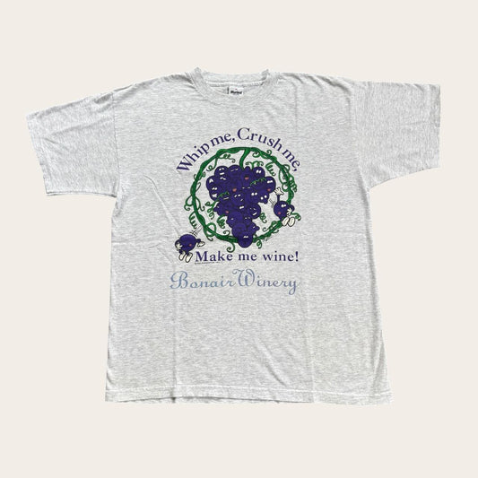 Vintage 90s USA wine of Bonair winery Washington state souvenir t-shirt
