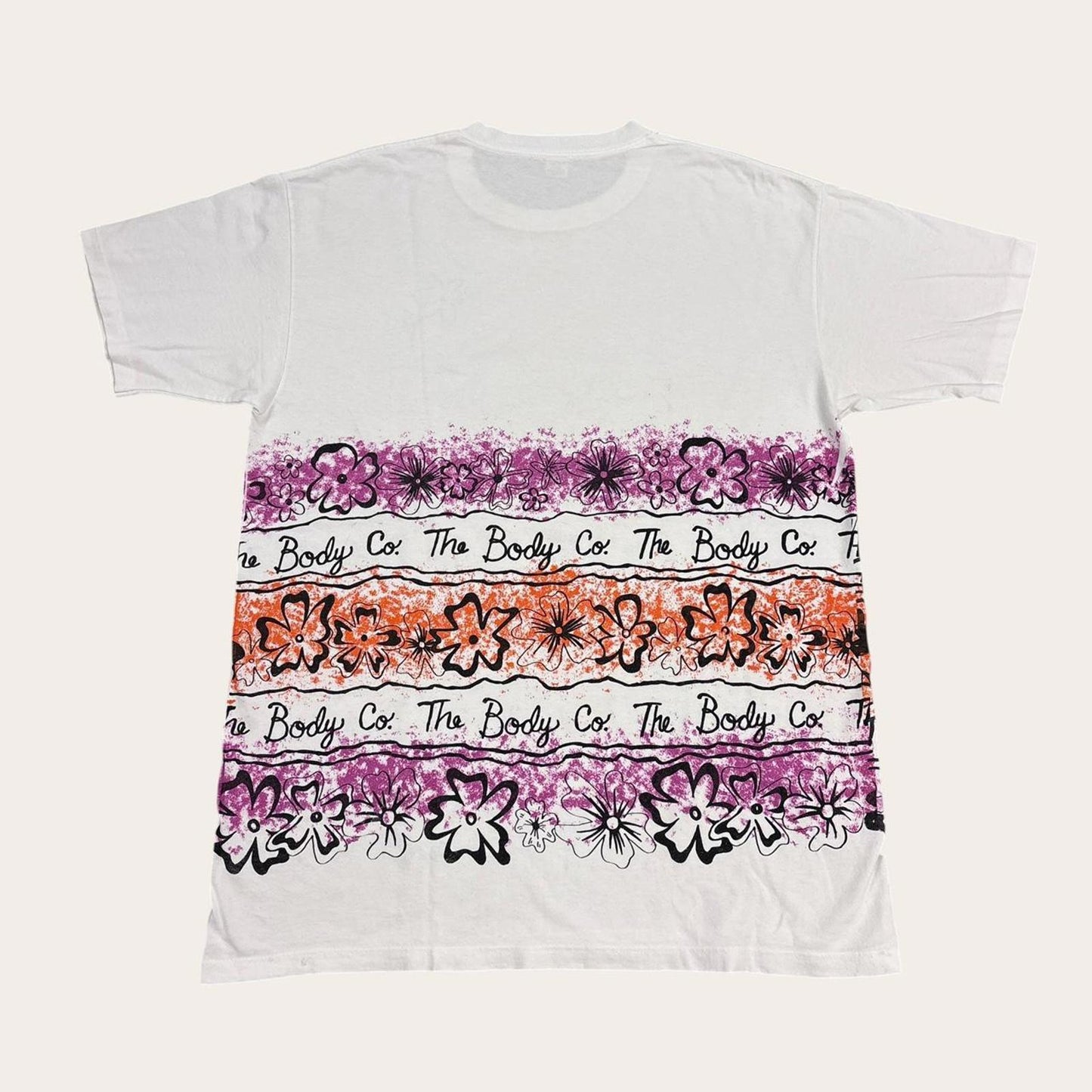 Vintage 90s USA The Body Company floral print nature graphic t-shirt