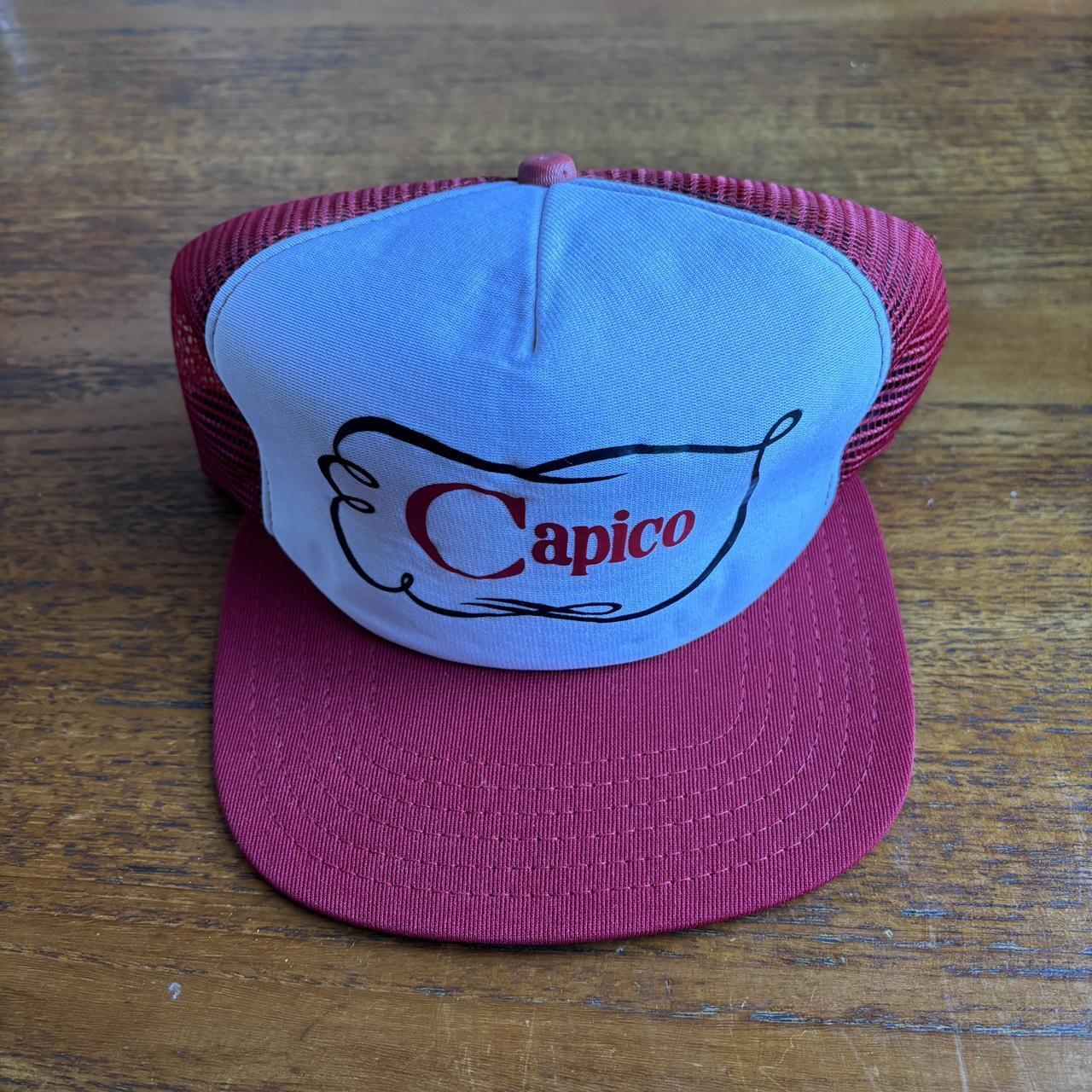 Vintage 90s USA Capico slogan trucker cap