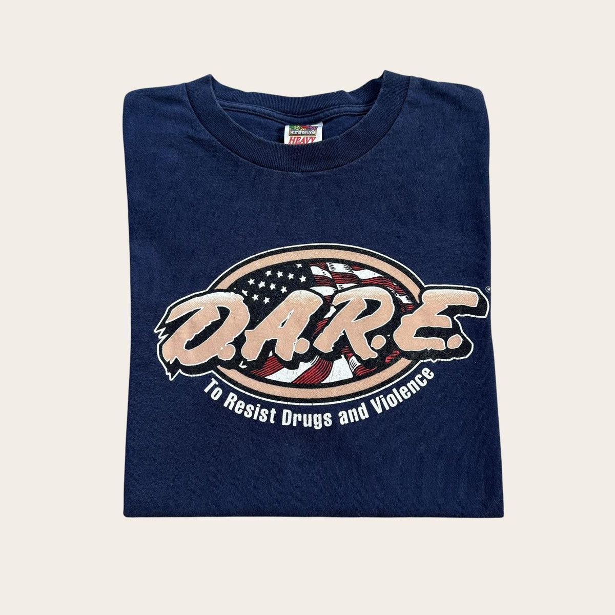Vintage 90s DARE to resist drugs and violence campaign t-shirt