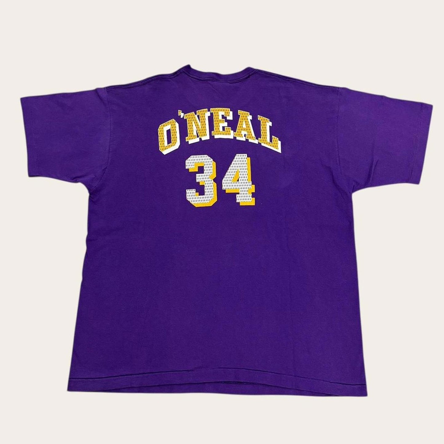 Vintage 90s USA Los Angeles Lakers Shaquille O’Neal NBA basketball t-shirt