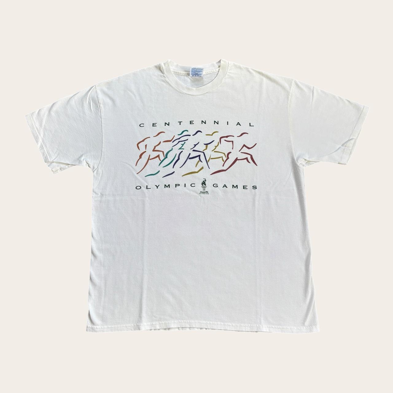 Vintage 90s USA Atlanta Olympics summer games athletics t-shirt