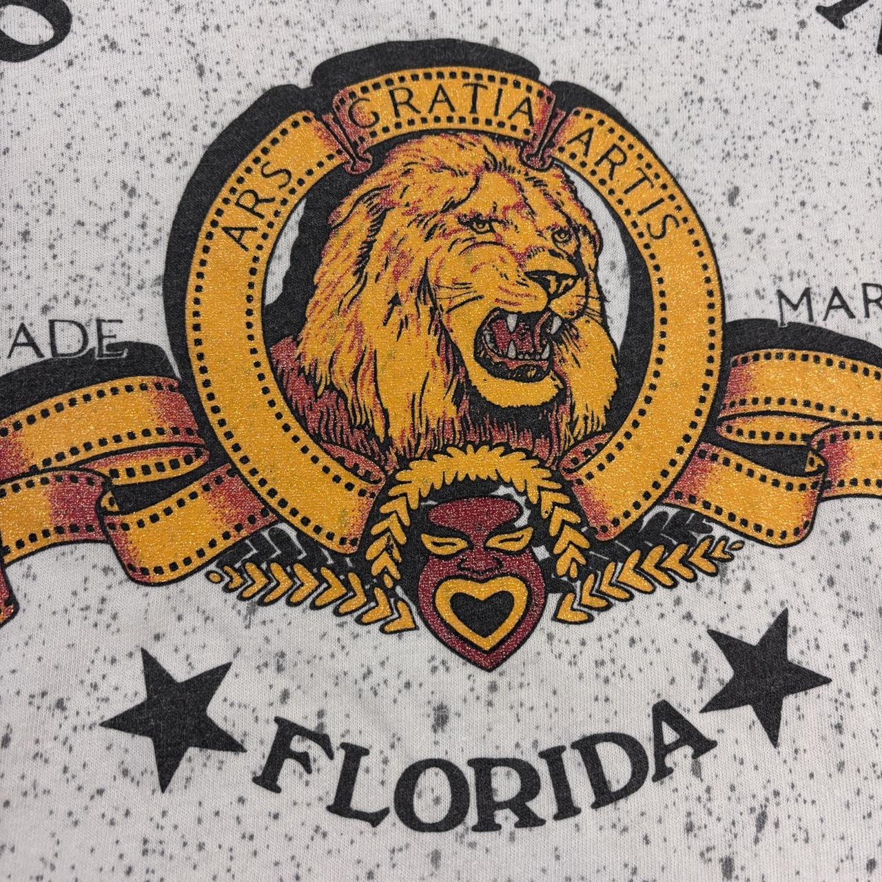 Vintage 90s USA Metro Goldwyn Mayer MGM Studios Florida movie studio t-shirt