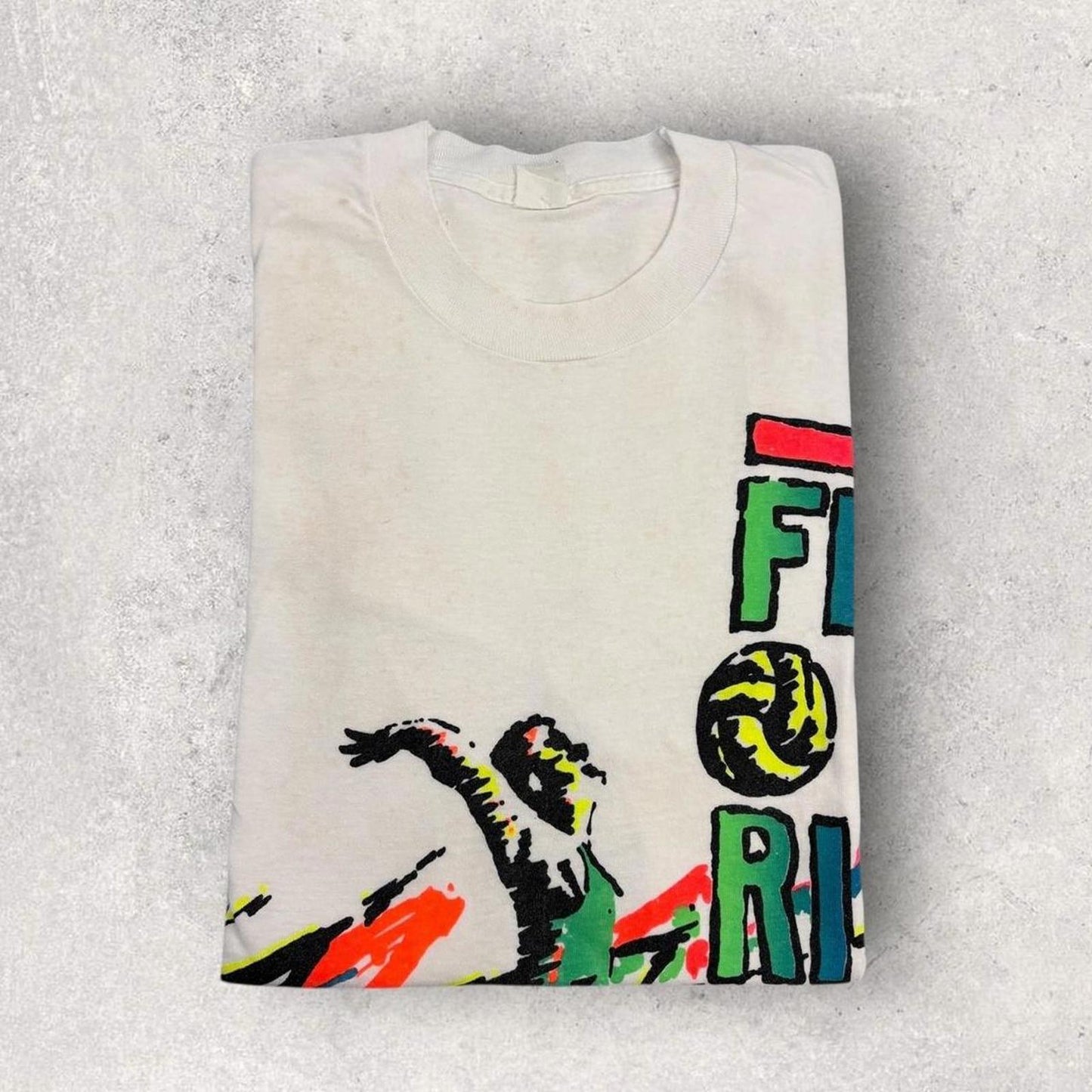 Vintage 90s USA Volleyball Florida graphic t-shirt