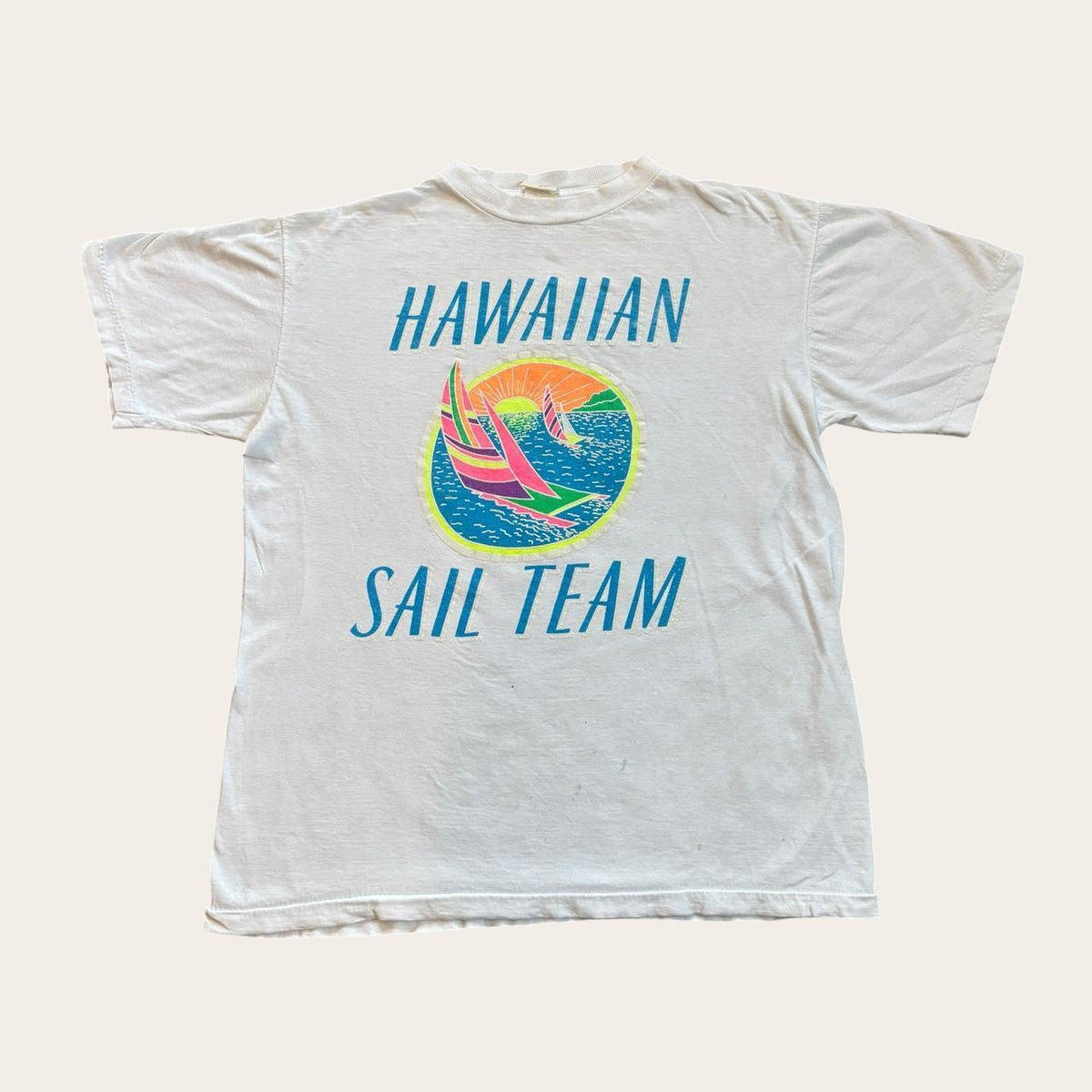 Vintage 90s USA Hawaiian sail team sailing t-shirt