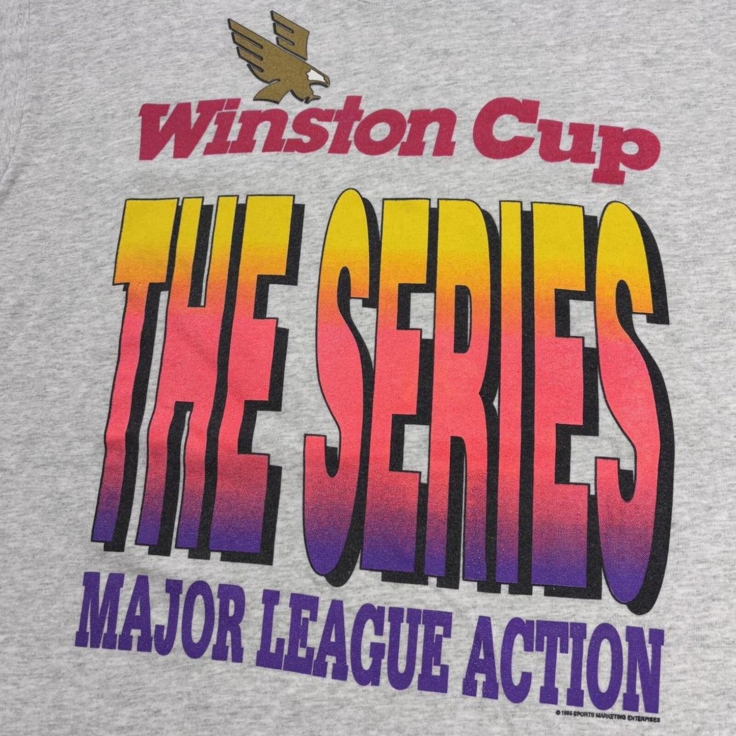 Vintage 90s USA Nascar Winston Cup Series motorsport automobile t-shirt