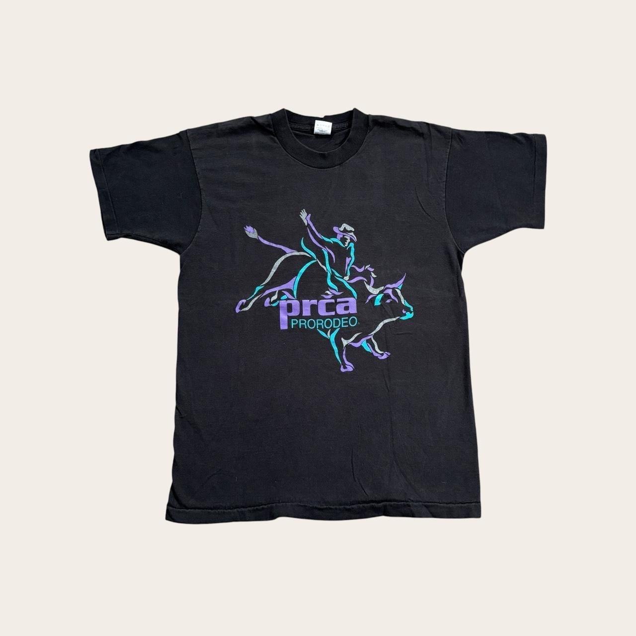 Vintage 90s USA professional rodeo cowboys association western t-shirt