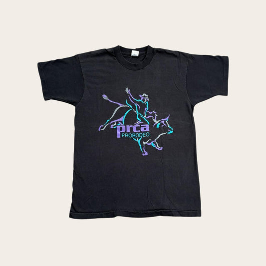 Vintage 90s USA professional rodeo cowboys association western t-shirt