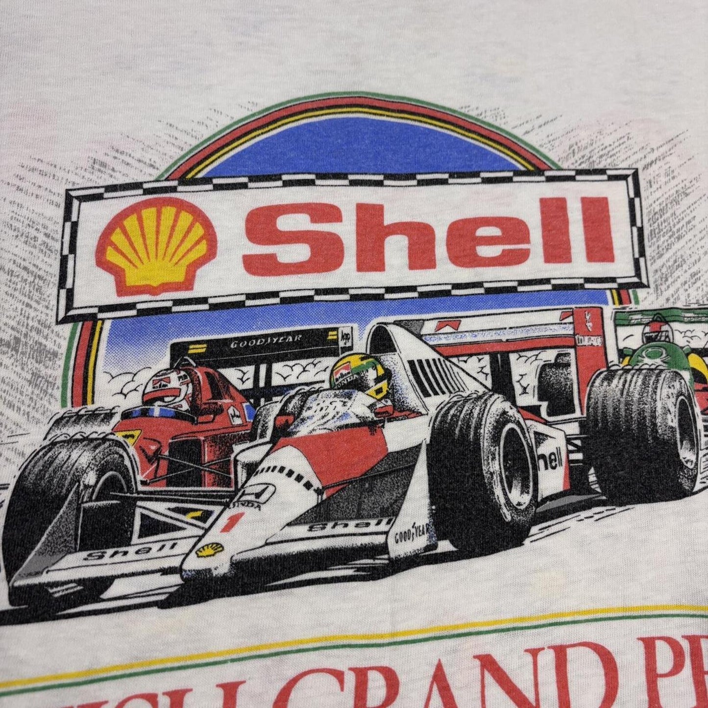 Vintage Formula One British Grand Prix 88 Silverstone motorsport racing t-shirt