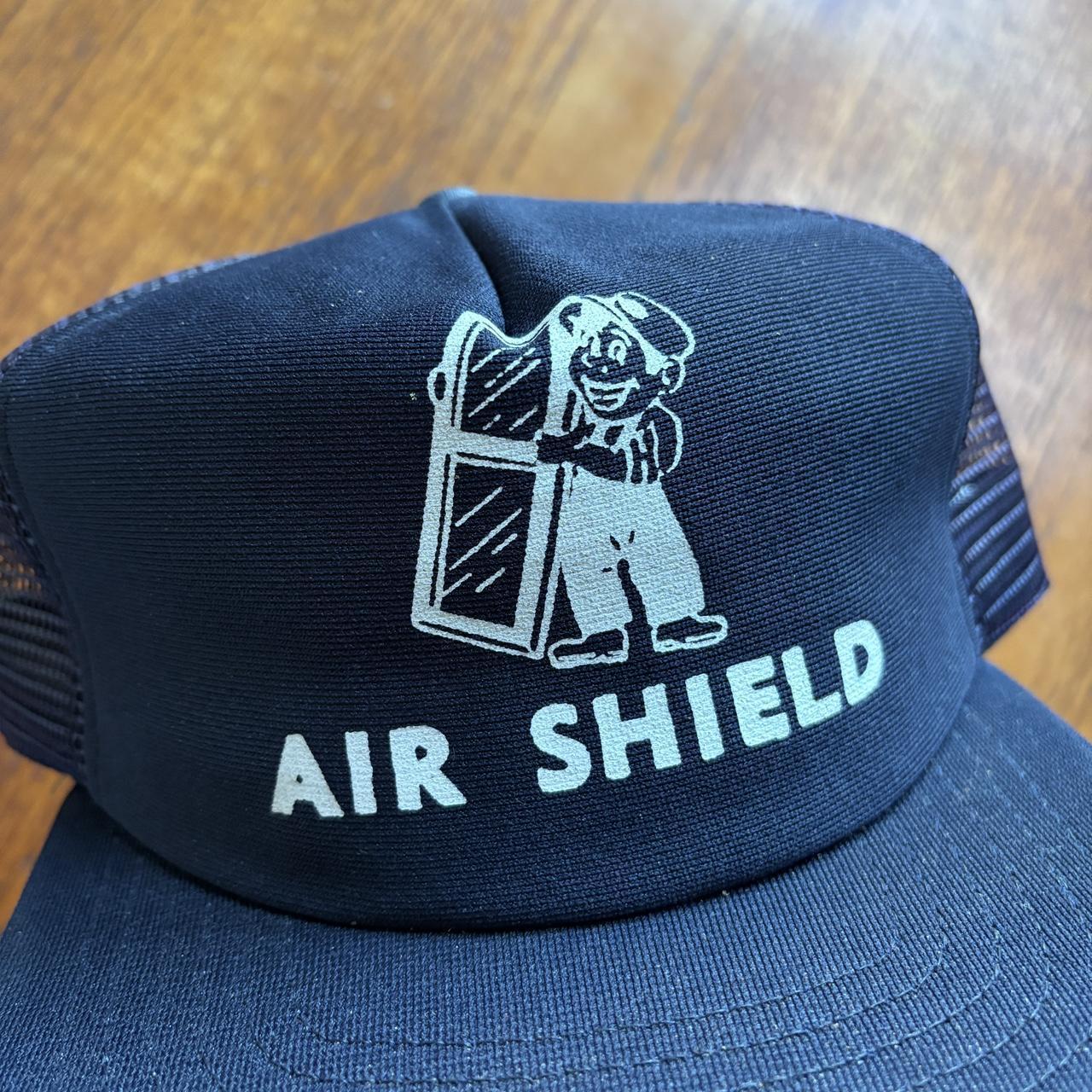Vintage 90s USA Air Shield construction workwear trucker cap