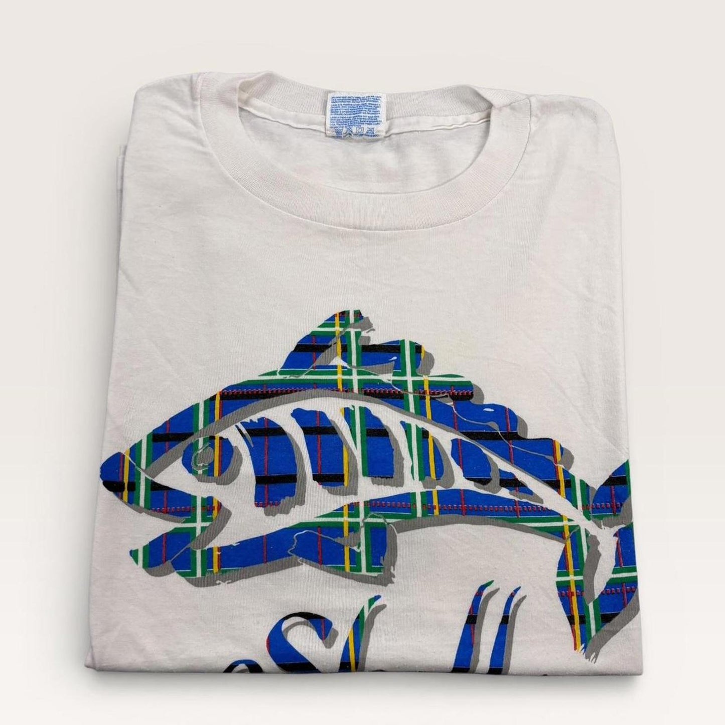 Vintage 90s USA Shells great Florida seafood fish souvenir t-shirt