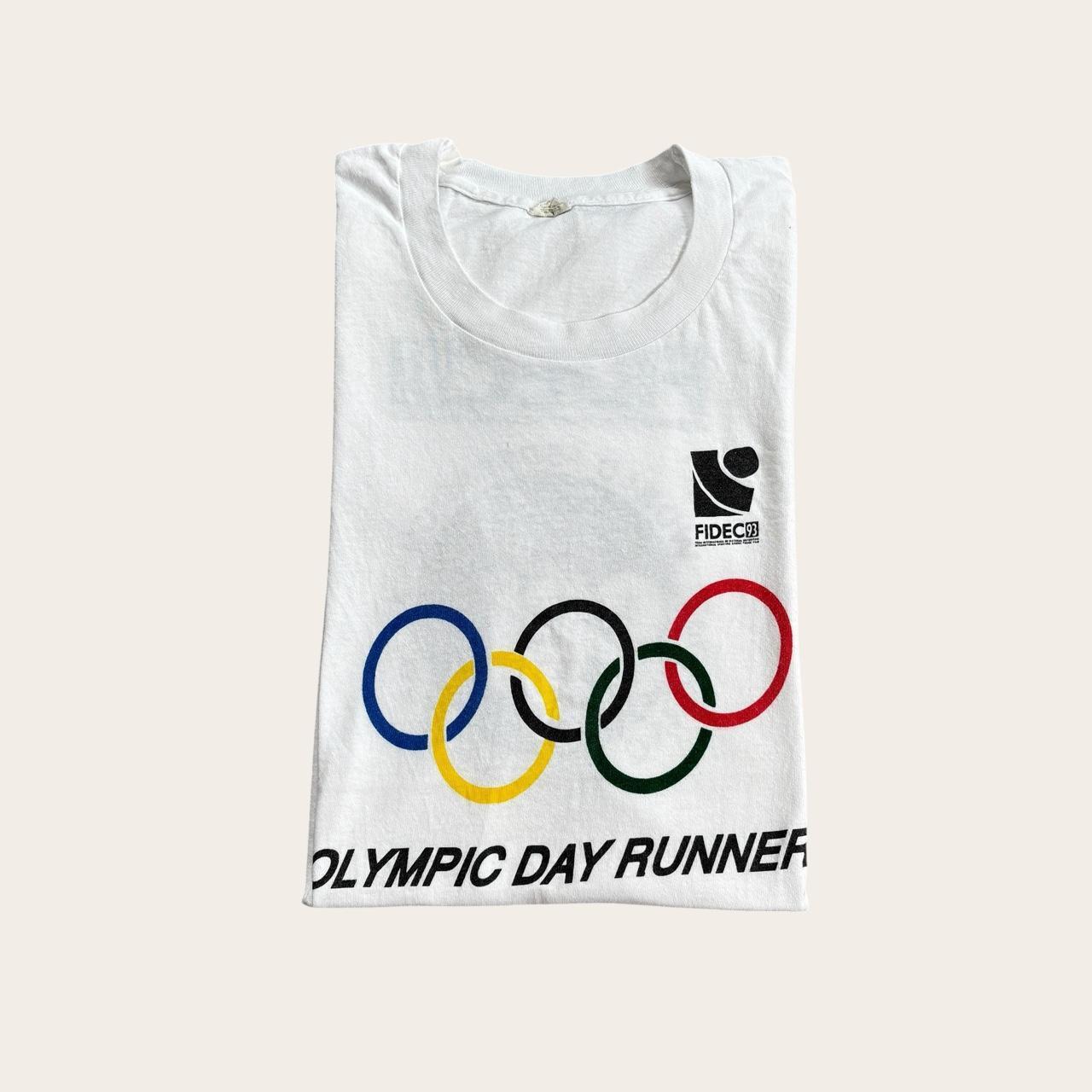 Vintage USA Olympic day runner sporting goods trade fair ‘93 athletics t-shirt
