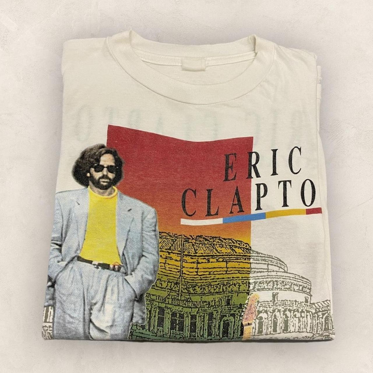 Vintage 90s Eric Clapton Royal Albert Hall 91 London music rock tour graphic band t-shirt