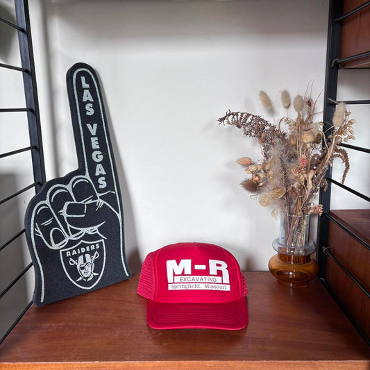 Vintage 90s USA MR Excavating Springfield Missouri workwear trucker cap