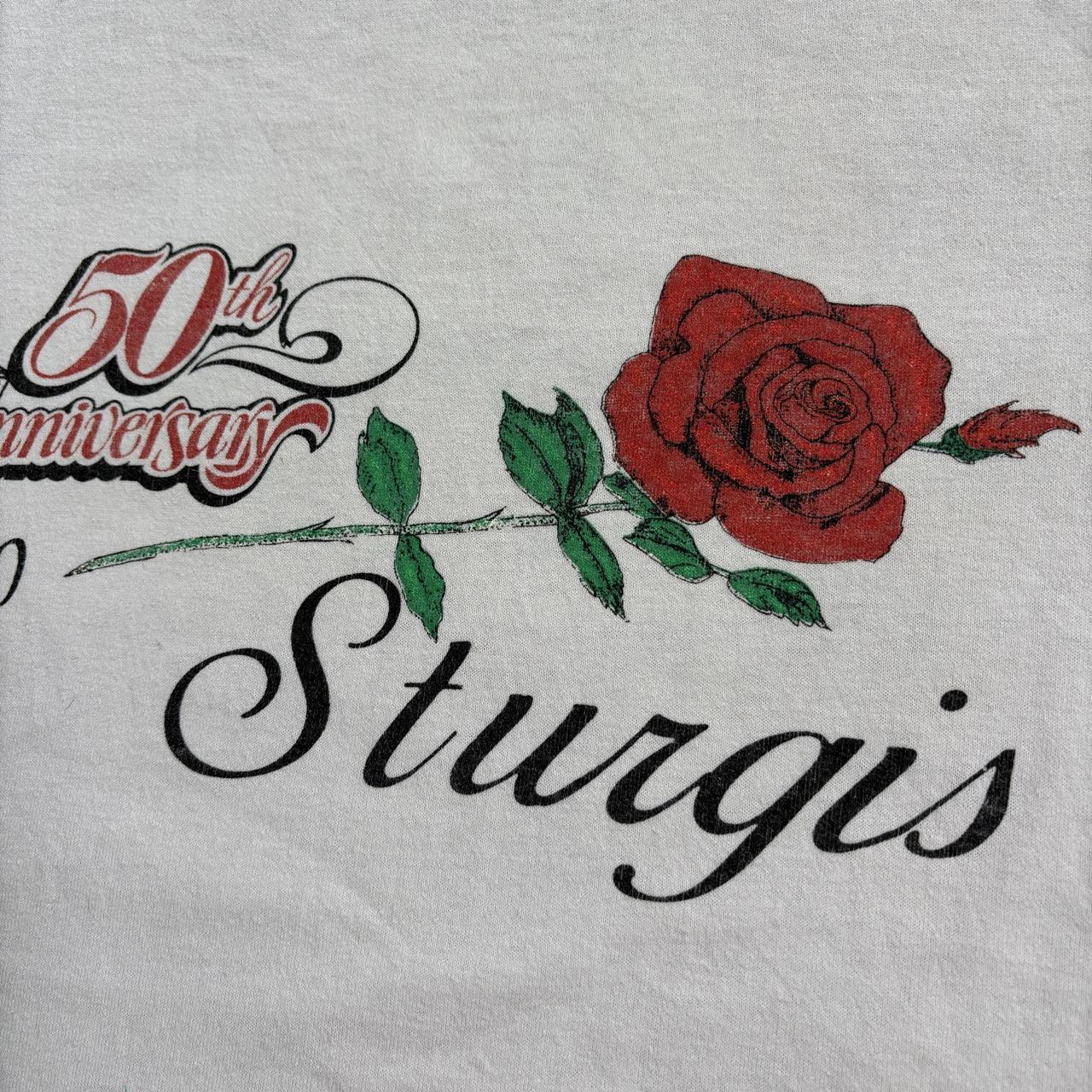 Vintage 90s USA Sturgis motorcycles 50th anniversary South Dakota t-shirt