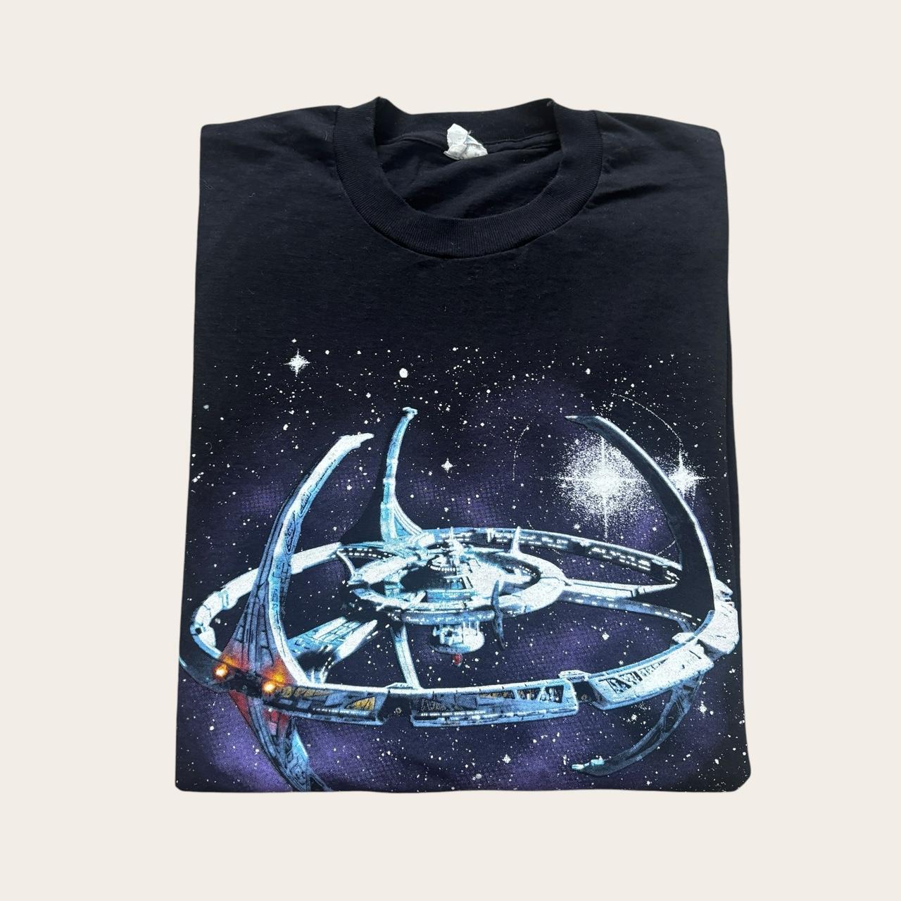 Vintage 90s USA Star Trek Deep Space Nine sci-fi TV series t-shirt