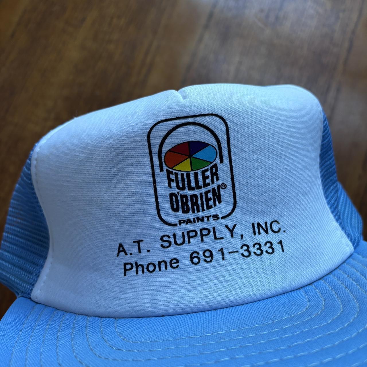 Vintage 90s USA Fuller O’Brien paints supply workwear trucker cap