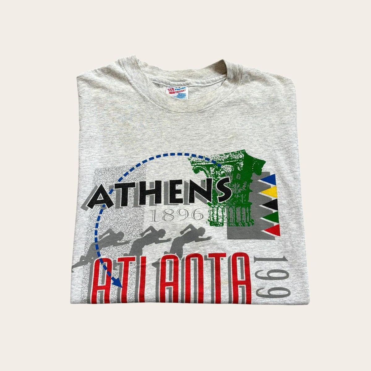 Vintage 90s USA Atlanta Olympics summer games athletics t-shirt