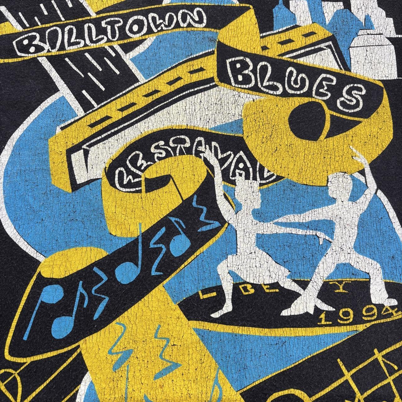 Vintage 90s USA Billtown Blues festival Pennsylvania t-shirt