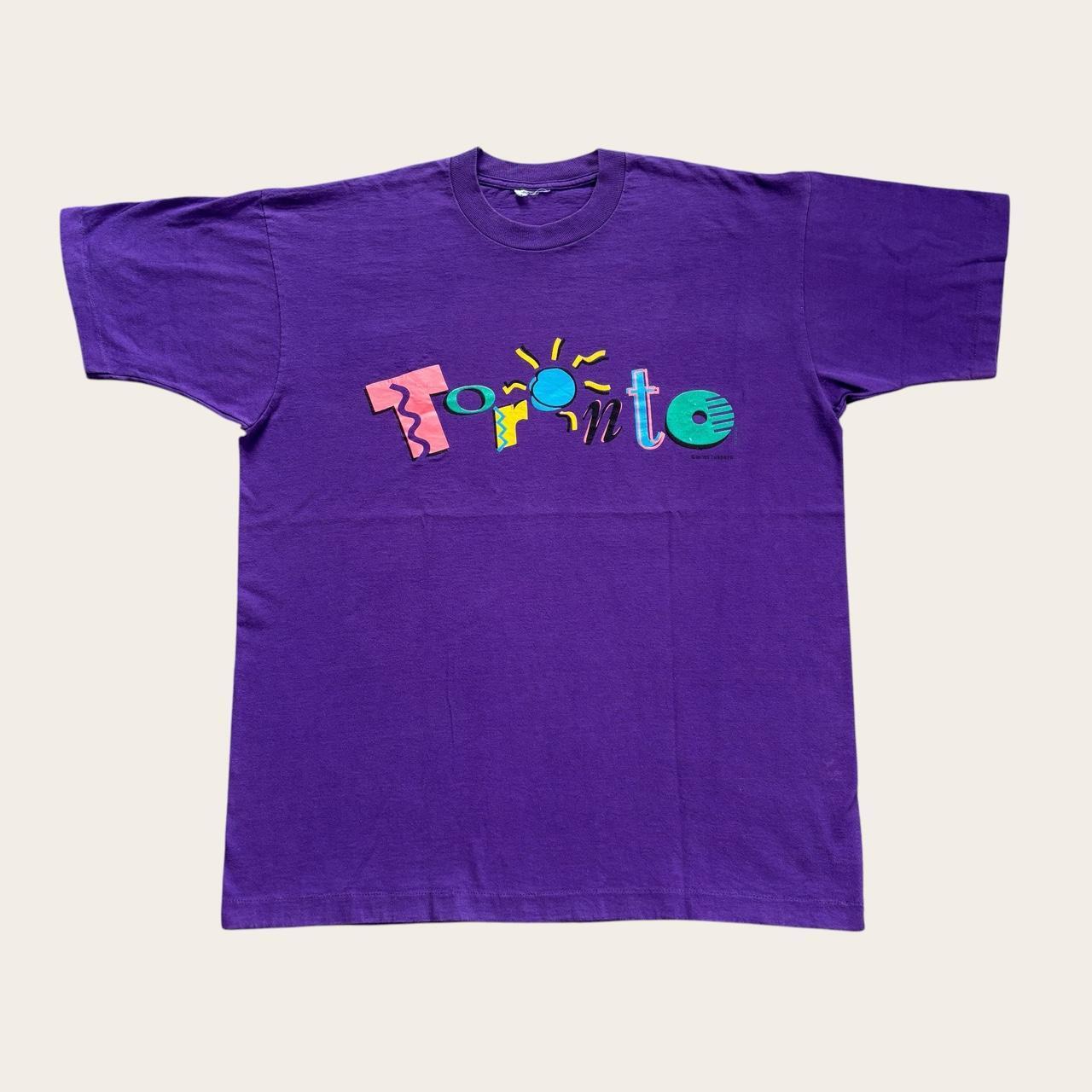 Vintage 90s Toronto Canada spell out souvenir t-shirt