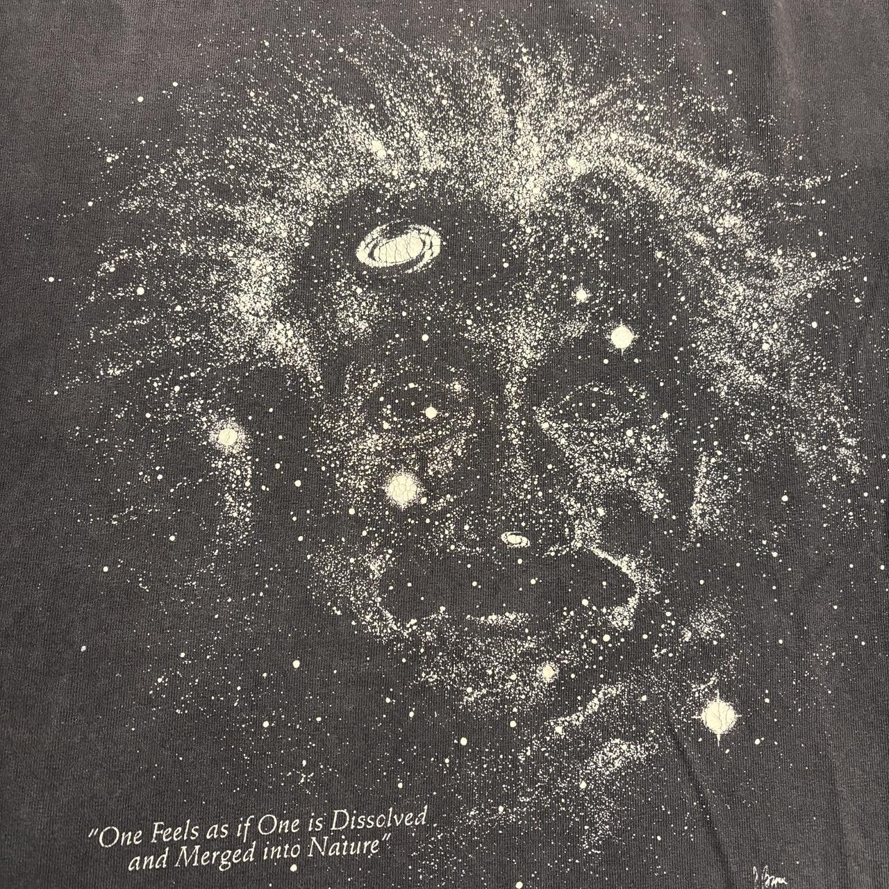 Vintage 90s USA Albert Einstein Pacific Science Center Museum Seattle Smithsonian graphic t-shirt