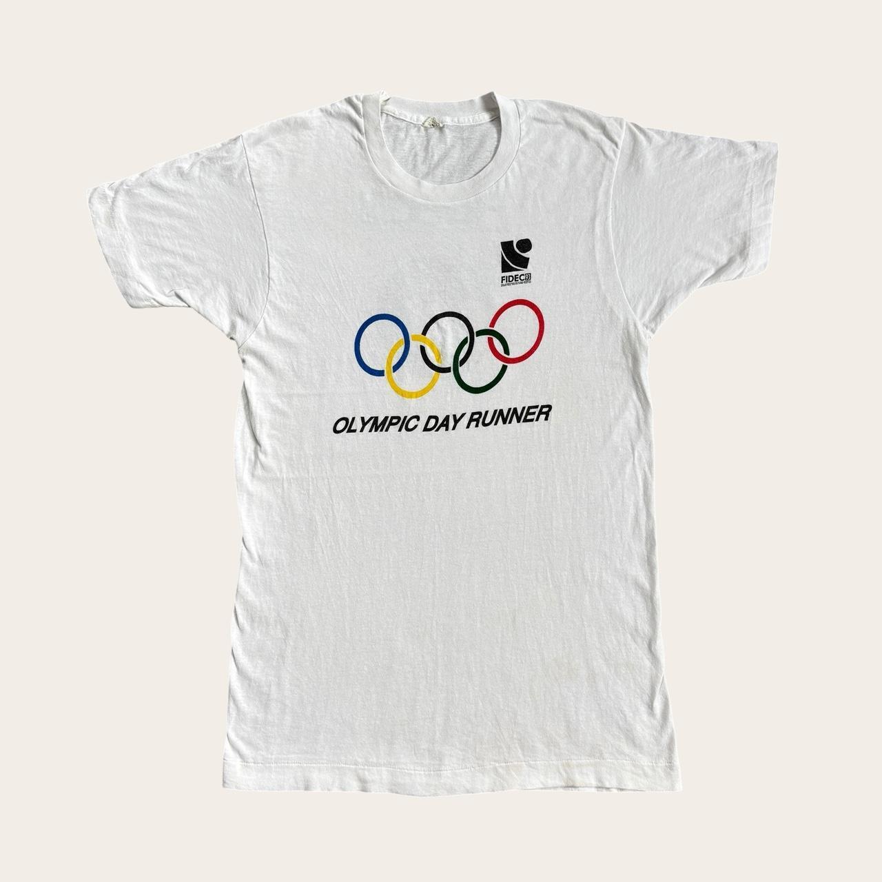 Vintage USA Olympic day runner sporting goods trade fair ‘93 athletics t-shirt
