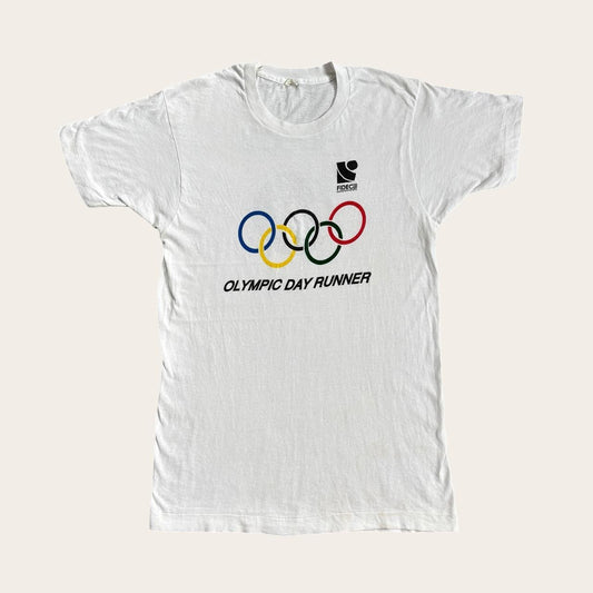 Vintage USA Olympic day runner sporting goods trade fair ‘93 athletics t-shirt