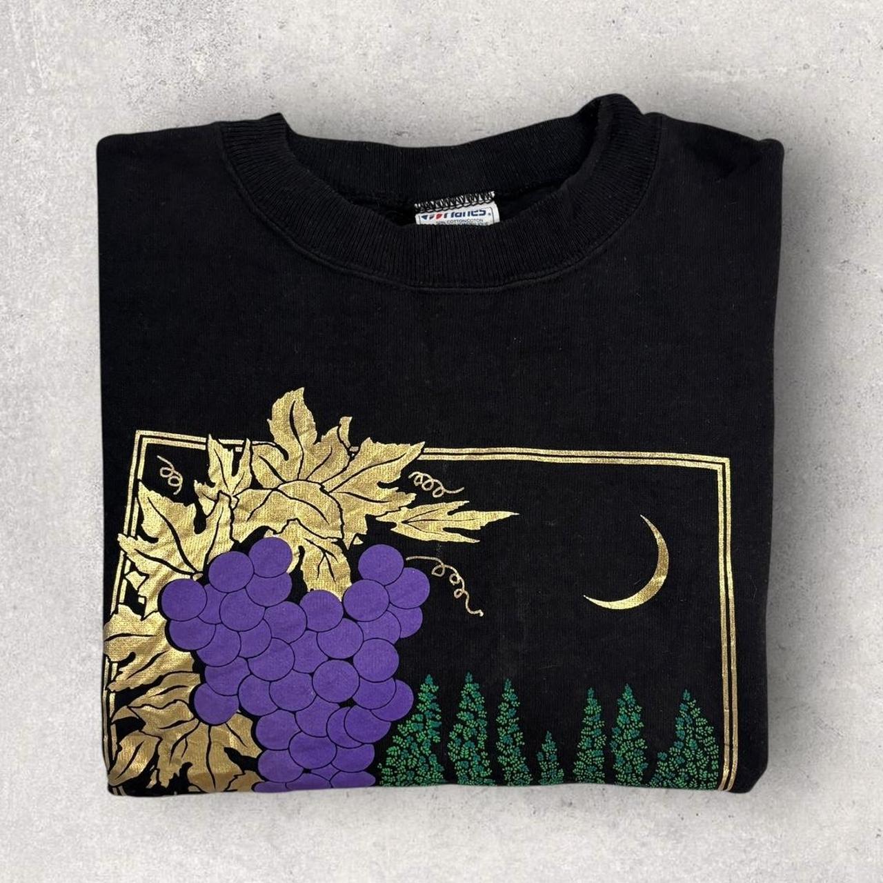 Vintage 90s USA Napa Valley vineyards California graphic sweatshirt